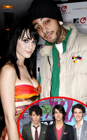 Katy Perry, Travis McCoy, The Jonas Brothers Katy Perry, Travis McCoy, The Jonas Brothers
